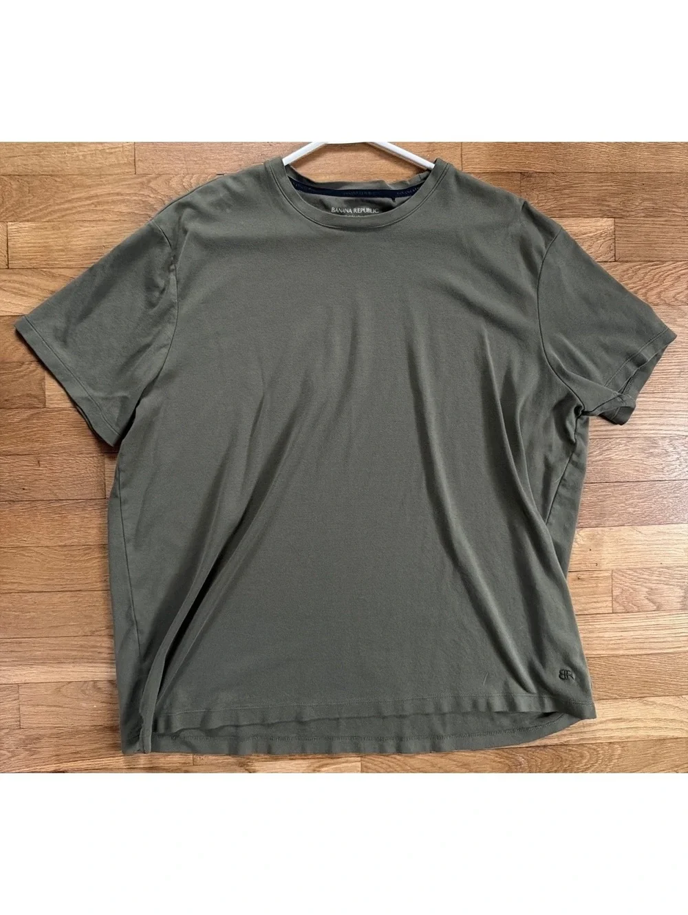 2XL - Men - Banana Republic Luxe Touch Tee Green T-Shirt